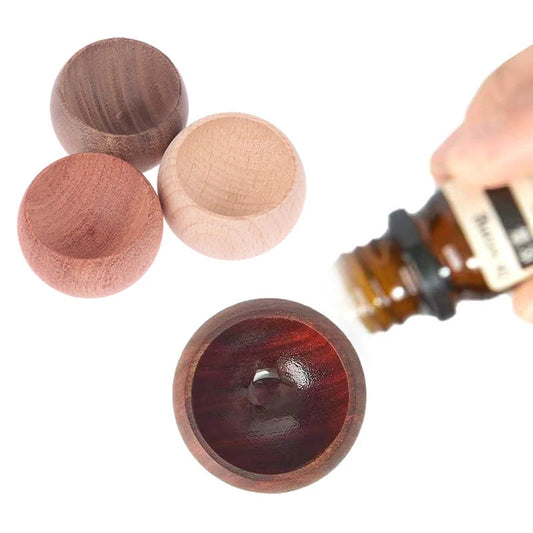Cute Portable Modern Fragrance Oil Diffuser Waterless Gifts Decoration Wooden Car Diffuser for Bathroom Bookshelf Vehicle Office
