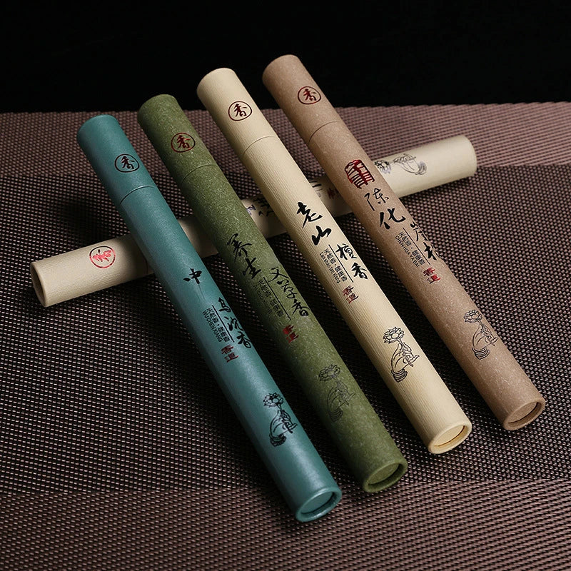 20g Line Incense Sandalwood Aloes Cypress Wood Tibetan Incense DIY Buddhist Hall Indoor Smell Burning Soothing Zen Ornaments