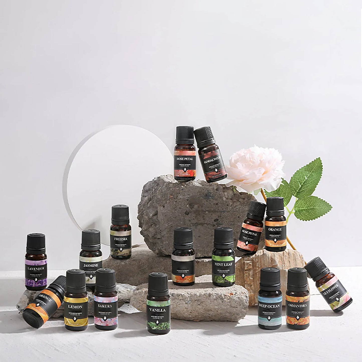 10ml Car Natural Plant Essential Oil For Car Air Freshener Diffuser Humidifier Refill Perfume Flavoring For Car Auto Accessories