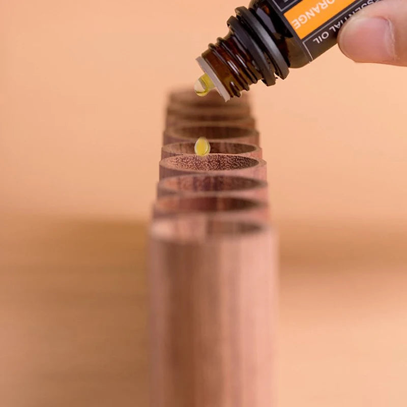 Wooden Essential Oil Aromatherapy Diffuser Wooden Diffuser Eco-Friendly Fragrance Diffused Wood Refreshing Sleep Aid For Home