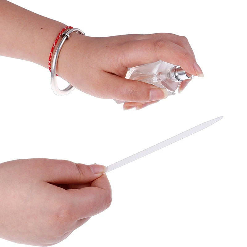 100pcs/lot White Aromatherapy Fragrance Perfume Essential Oils Test Tester Paper Strips