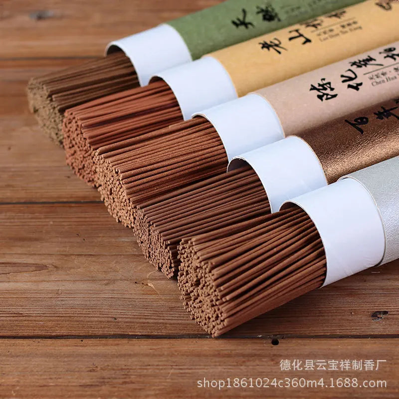 80g/200g Buddha Incense Sticks Laoshan Sandalwood Indoor Fragrance OUDH Stick Incense In Tube Wormwood Scents for Home