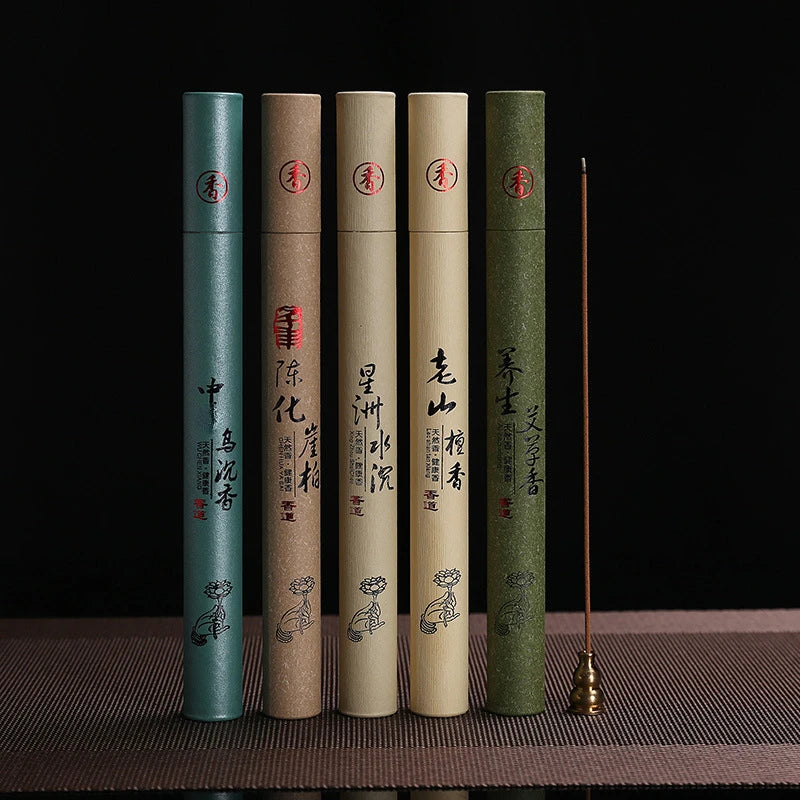 20g Line Incense Sandalwood Aloes Cypress Wood Tibetan Incense DIY Buddhist Hall Indoor Smell Burning Soothing Zen Ornaments